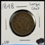 1848 Large Cent VF