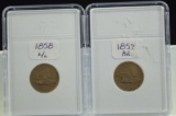 1857 & 1858 Flying Eagles Cents