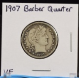 1907 Barber Quarter VF