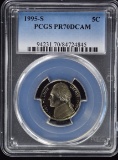 1995-S Jefferson Nickel PCGS PR-70 DCAM