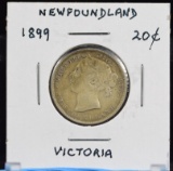 1899 Silver 20C Newfoundland Large 99 Lite Tone