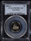 2004-S Keel Boat Nickel PCGS DCAM PR-70