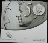 Kennedy Anniversary Half Dollar 50th Issue