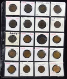 Canadian 20 Different Large Cents 1859-1920