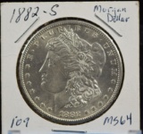 1882-S Morgan Dollar MS64