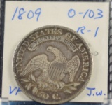 1809 Bust Half Dollar VF35