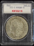 1921-S Morgan Dollar Redfield Pedigree MS63