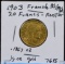 1903 Gold French 20 Francs Rooster MS