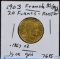 1903 Gold French 20 Francs Rooster MS