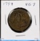 1794 Large Cent Very Good