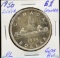 1950 Silver $1 Canada Frosty White PL GEM BU Very Nice