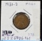 1931-D Lincoln Cent MS60