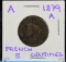 1879-A French Centimes 5