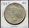 1924-S Peace Dollar AU