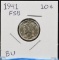 1941 Mercury Dime BU Full Split Bands