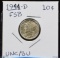 1944-D Mercury Dime UNC/BU Full Split Bands