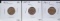 1927, 27-D & 27-S Lincoln Cents 3 Coins