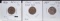 1930, 30-D & 30-S Lincoln Cents 3 Coins