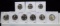 9 Washington Quarters 9 Coins F