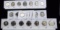 25 State Quarters UNC Assorted States 25 Coins E