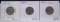 1915-D, 25-S & 1925-D Buffalo Nickels 3 Coins B