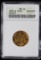 1875-A Gold 20FR France ANACS MS-64