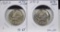 2  40% Silver Kennedy Half Dollars UNC 2 Coins D