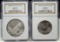 Bald Eagle Half Dollar Coin Set NGC MS-70 2 Coins