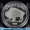 2002 Silver Proof Buffalo Round New