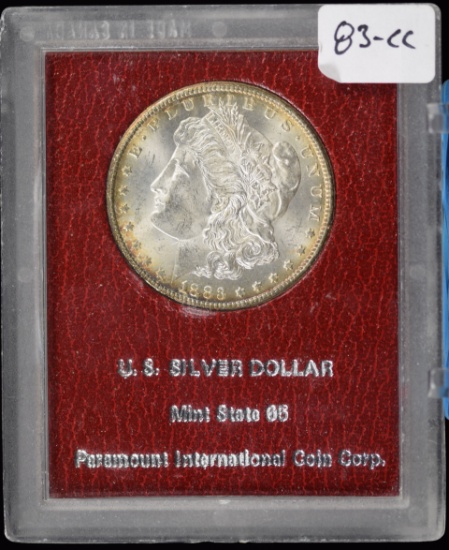 1883-CC Morgan Dollar Redfield Collection Paramount MS65
