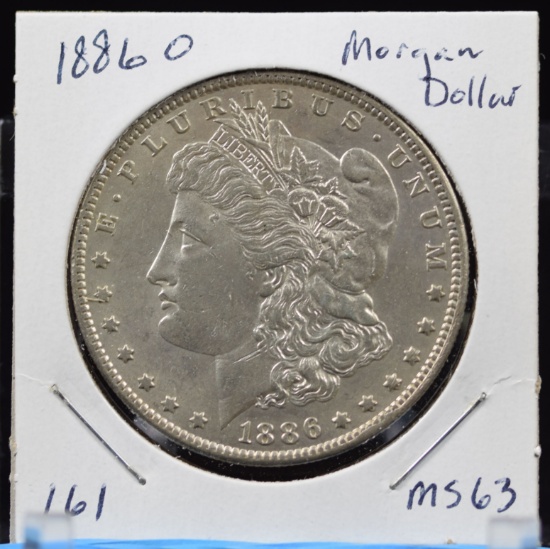 1886-O Morgan Dollar MS63
