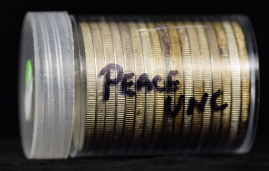 Roll of Peace Dollars Mixed Dates UNC