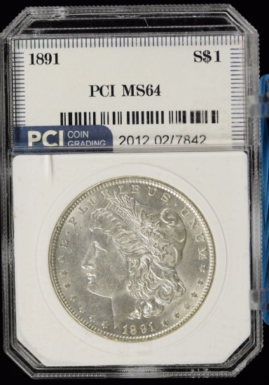 1891 Morgan Dollar PCI MS64