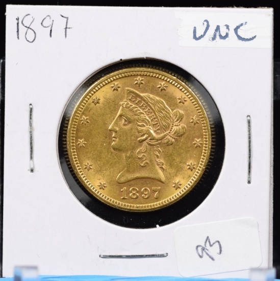 1897 $10 Gold Liberty UNC