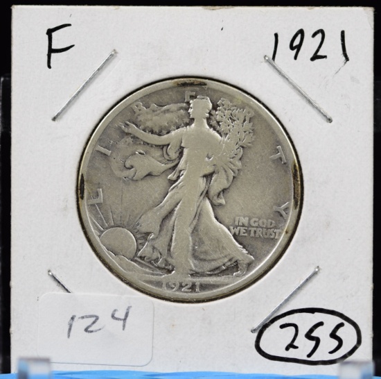 1921 Walking Half Dollar Fine