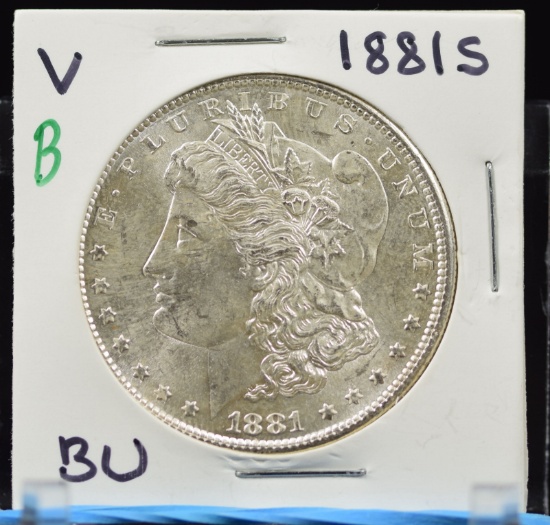 1881-S Morgan Dollar BU B