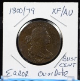 1800/79 Large Cent ERROR XF/AU