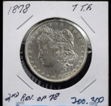 1878 7tf Rev of 78 Morgan Dollar