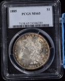 1885 Morgan Dollar PCGS MS-65 Toned