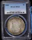 1880 Morgan Dollar PCGS MS-63 Toned