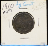 1810 Half Cent Fine