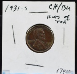 1931-S Lincoln Cent CH/BU