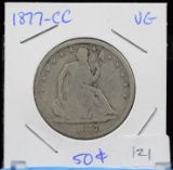 1877-CC Seated Half Dollar VG