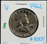 1962 Proof Silver Franklin Half Dollar B