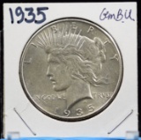 1935 Peace Dollar GEM BU Sharp