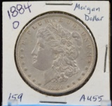 1884-O Morgan Dollar AU55