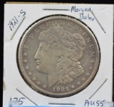 1921-S Morgan Dollar AU55