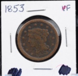 1853 Large Cent Fine Plus