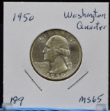 1950 Washington Quarter MS65