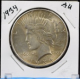 1934 Peace Dollar AU